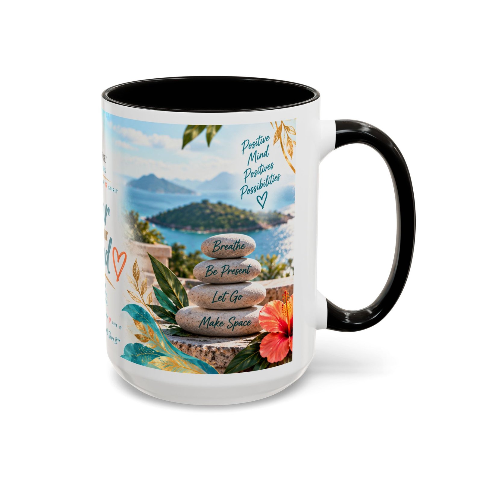 Clear Your Mind — Four Pillars 15 oz Mug - Image 2