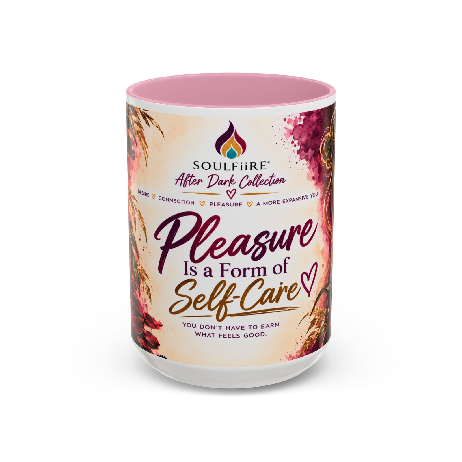 Pleasure Is a Form of Self-Care Ceramic Mug (5oz) - Image 9