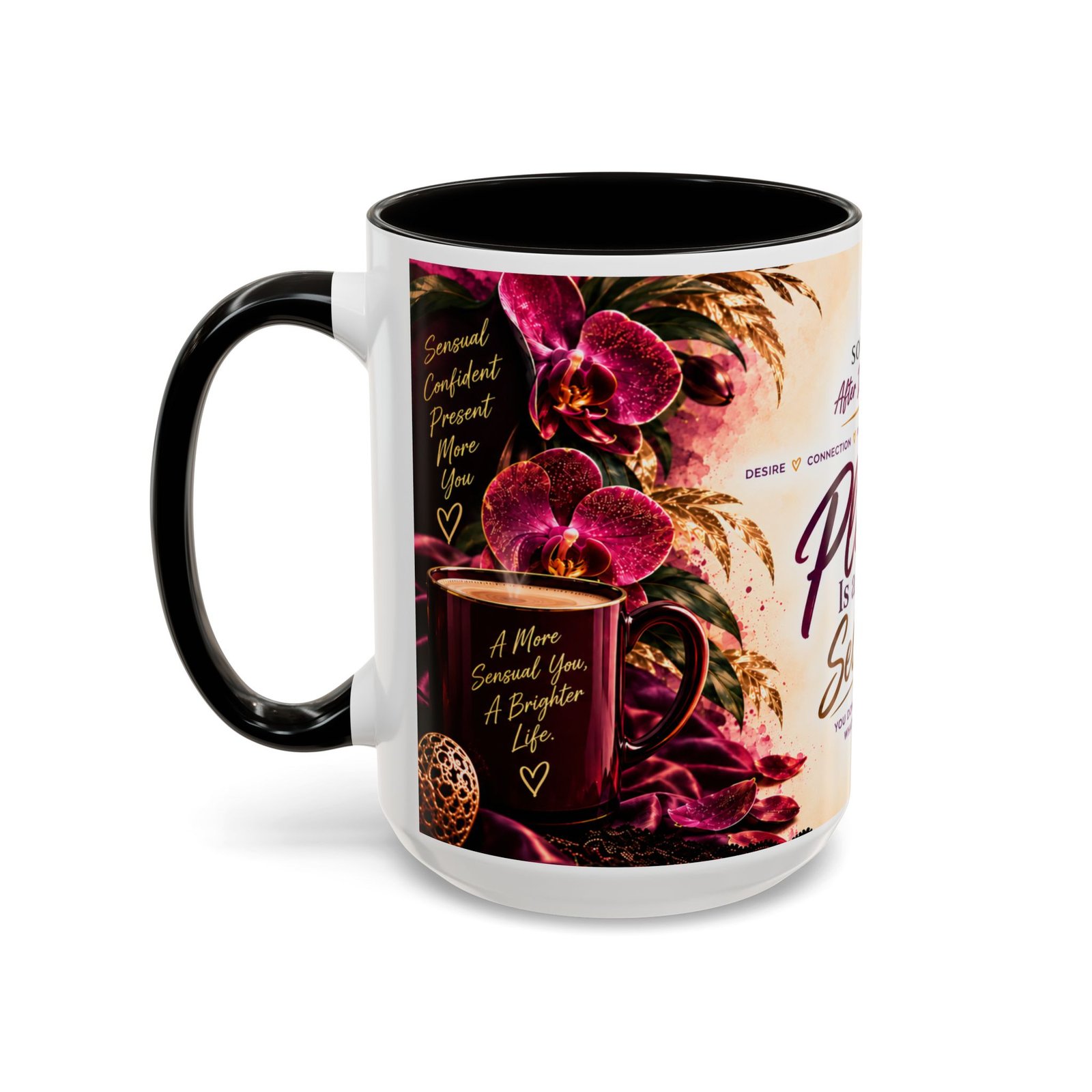 Pleasure Is a Form of Self-Care Ceramic Mug (5oz) - Image 4