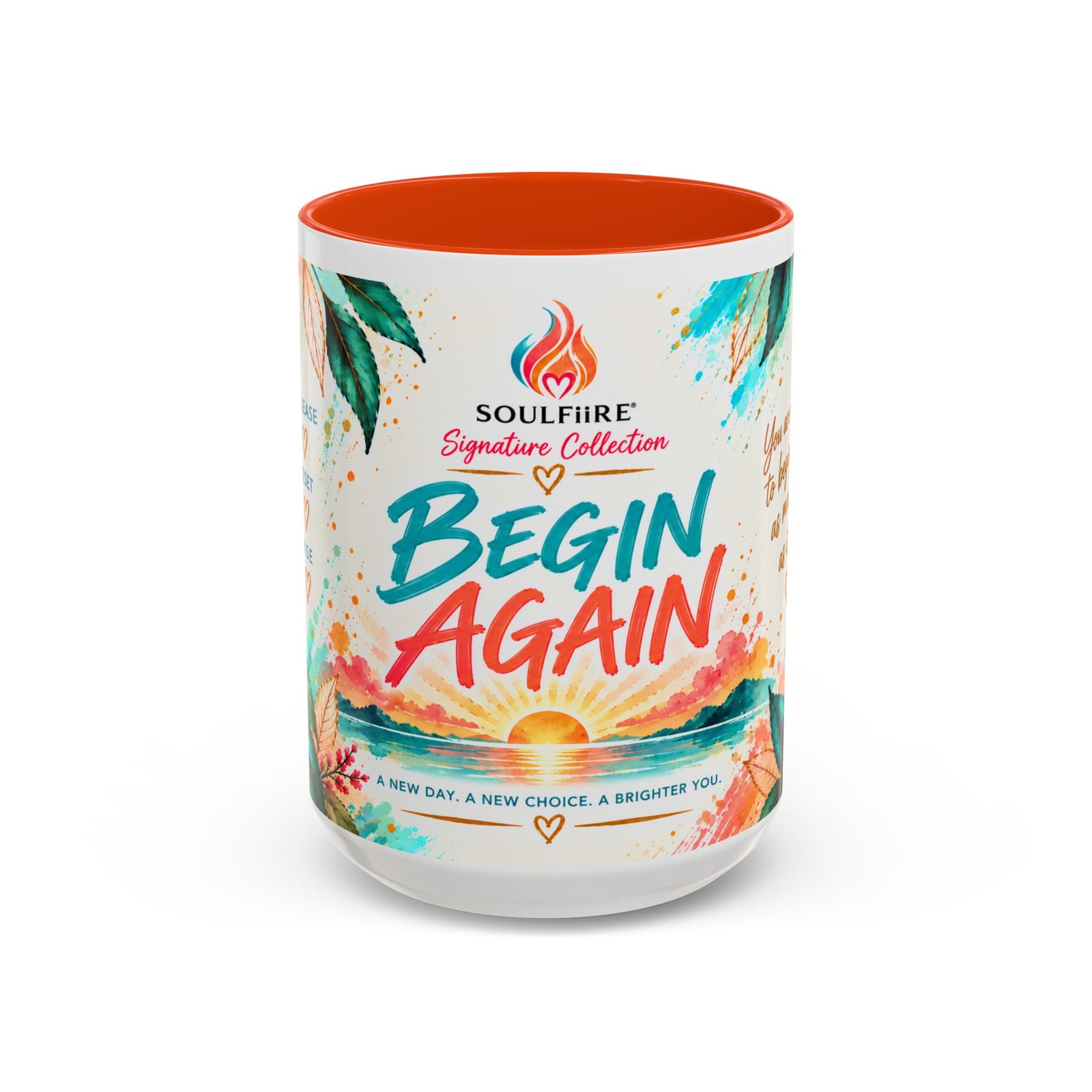 Begin Again — 15oz Inspirational Ceramic Coffee Cup - Image 9