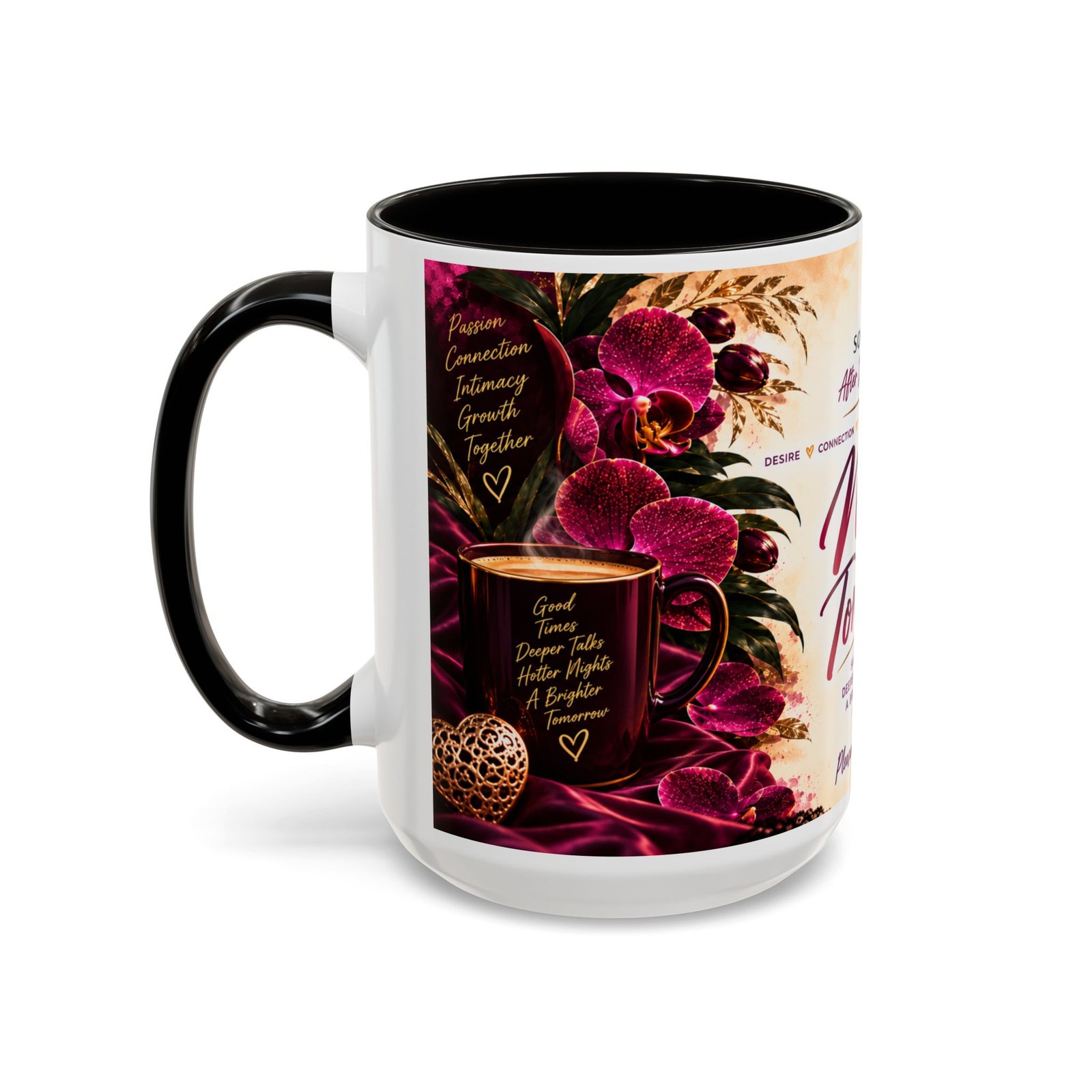 Romantic 'More Than Tonight' Ceramic Mug — 15oz - Image 4
