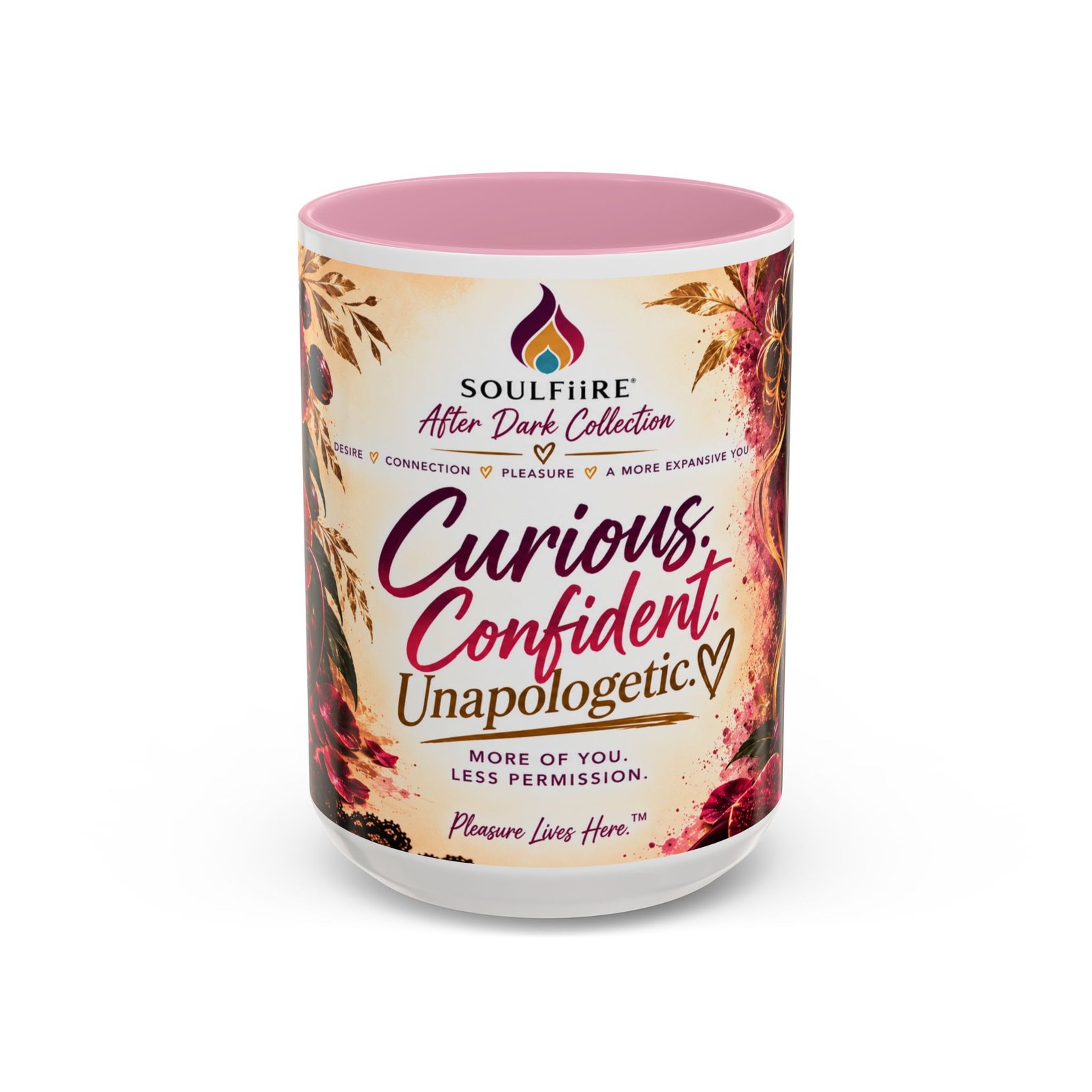Curious Confident Unapologetic — Inspirational Mug 15oz - Image 9