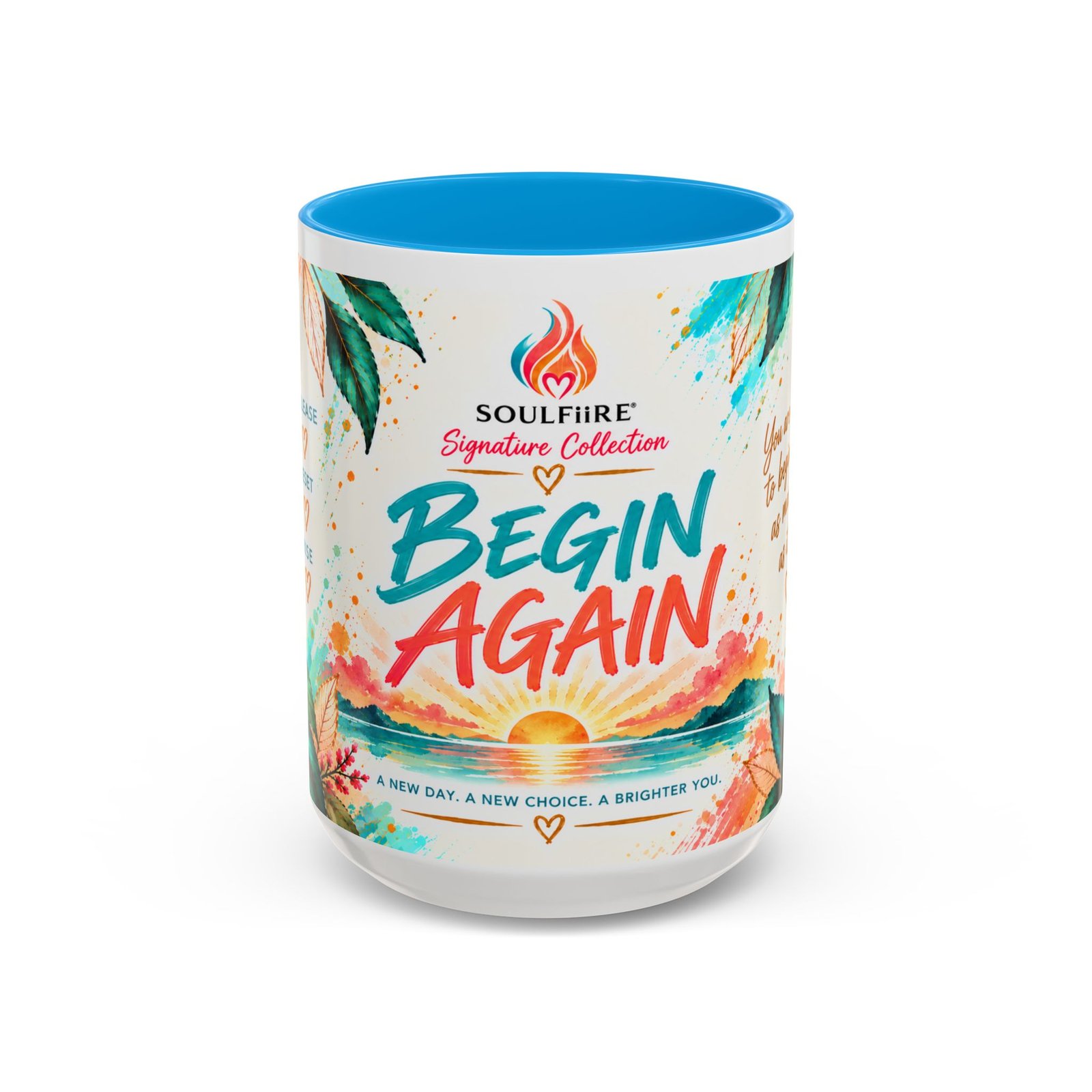 Begin Again — 15oz Inspirational Ceramic Coffee Cup - Image 5