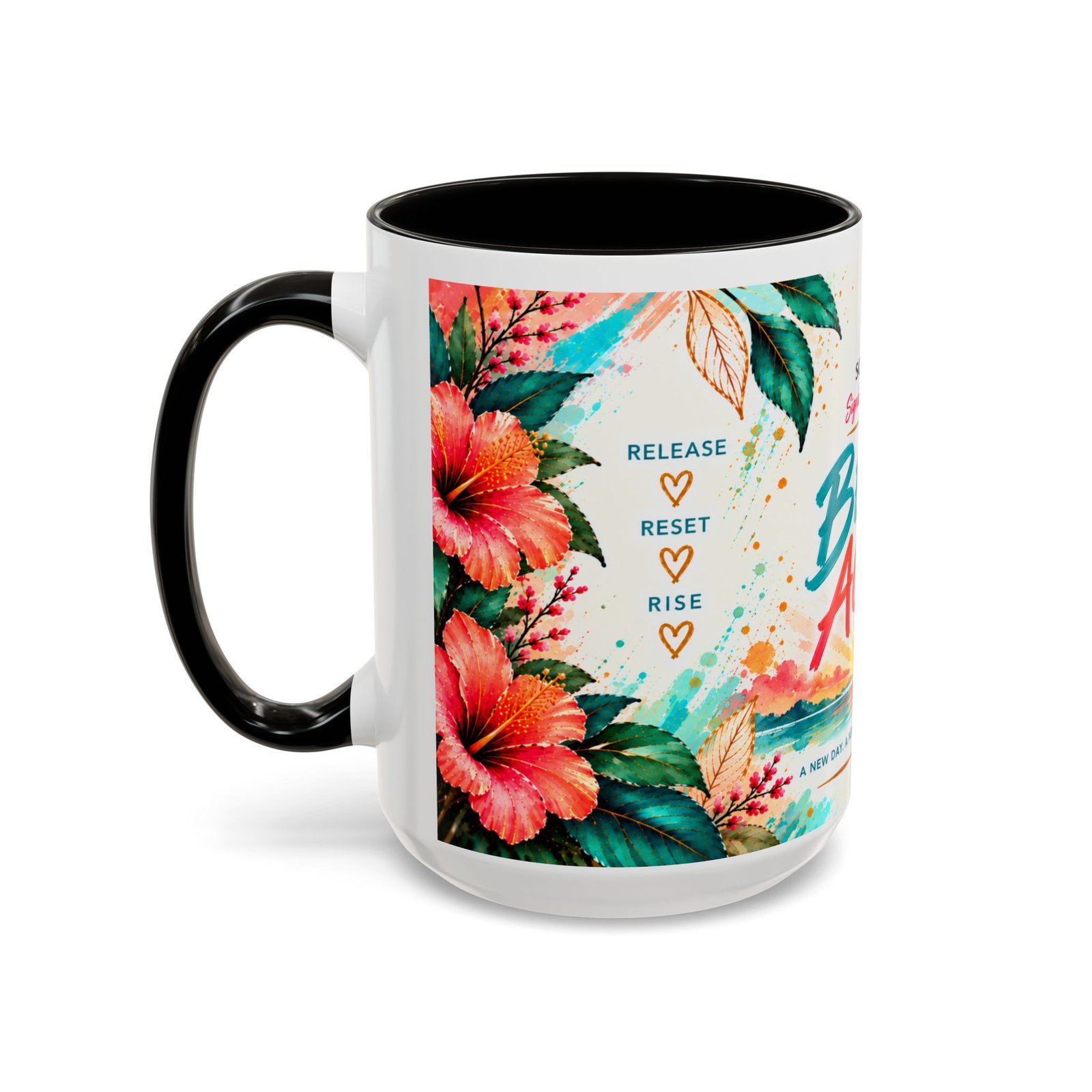 Begin Again — 15oz Inspirational Ceramic Coffee Cup - Image 4