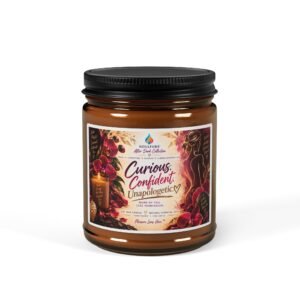Curious. Confident. Unapologetic. — 9 oz Amber Candle