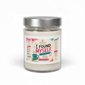 I Found Myself. She Was Tired. Soy Candle Scented Jar (9oz)