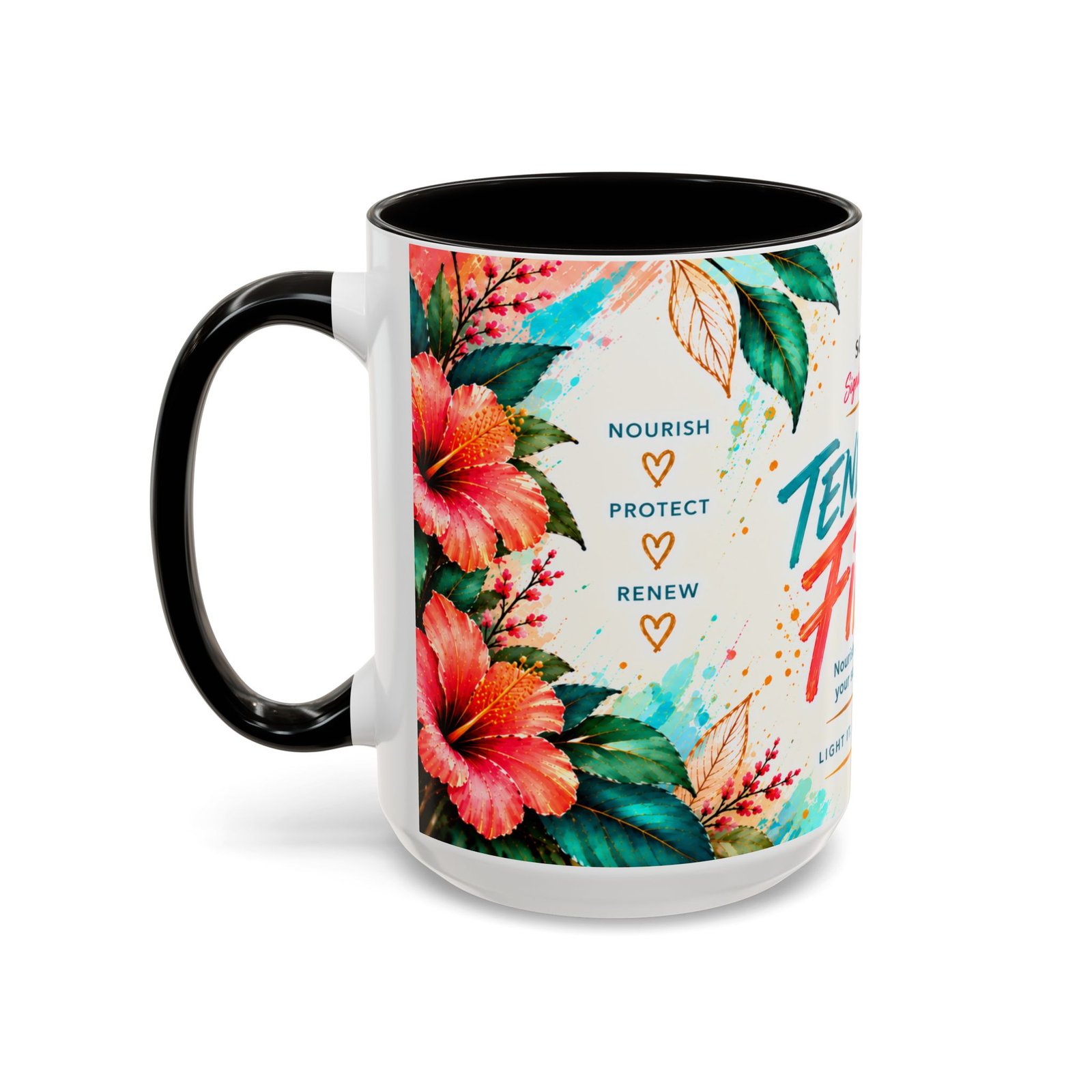 Tend Your Fire Inspirational 15oz Mug - Image 4