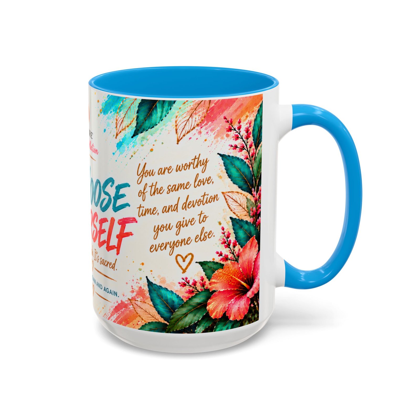 Choose Yourself — 15oz Inspirational Mug - Image 6