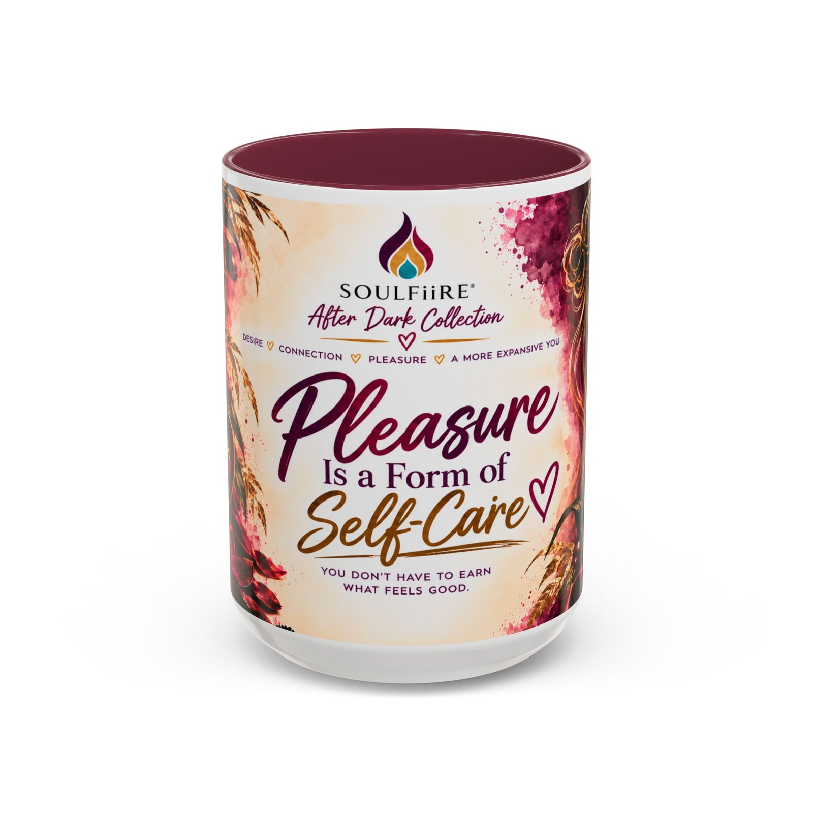 Pleasure Is a Form of Self-Care Ceramic Mug (5oz) - Image 5
