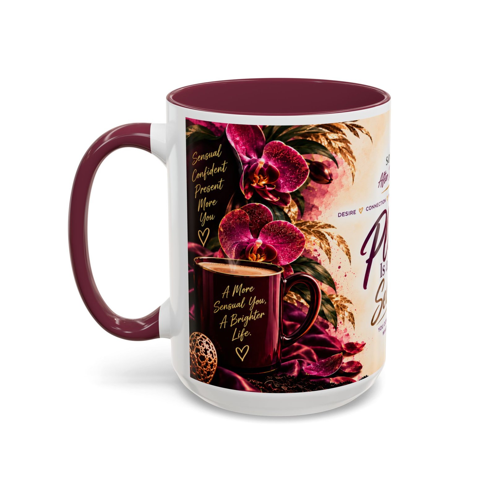 Pleasure Is a Form of Self-Care Ceramic Mug (5oz) - Image 8